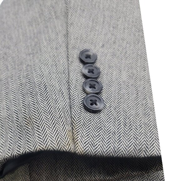 Jos A Bank Jacket Mens 50 L Signature Collection Gray Silk Camelhair Blazer - Picture 13 of 13